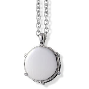 Snare Drum Necklace Drumming Charm Stainless Steel Necklace